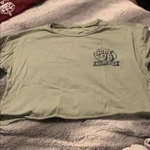 women’s cropped long sleeve shirt